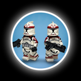 Dark Red Wolfpack Clone Trooper P1 (Clone Wars S1)