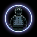 Retro Black Protocol Droid
