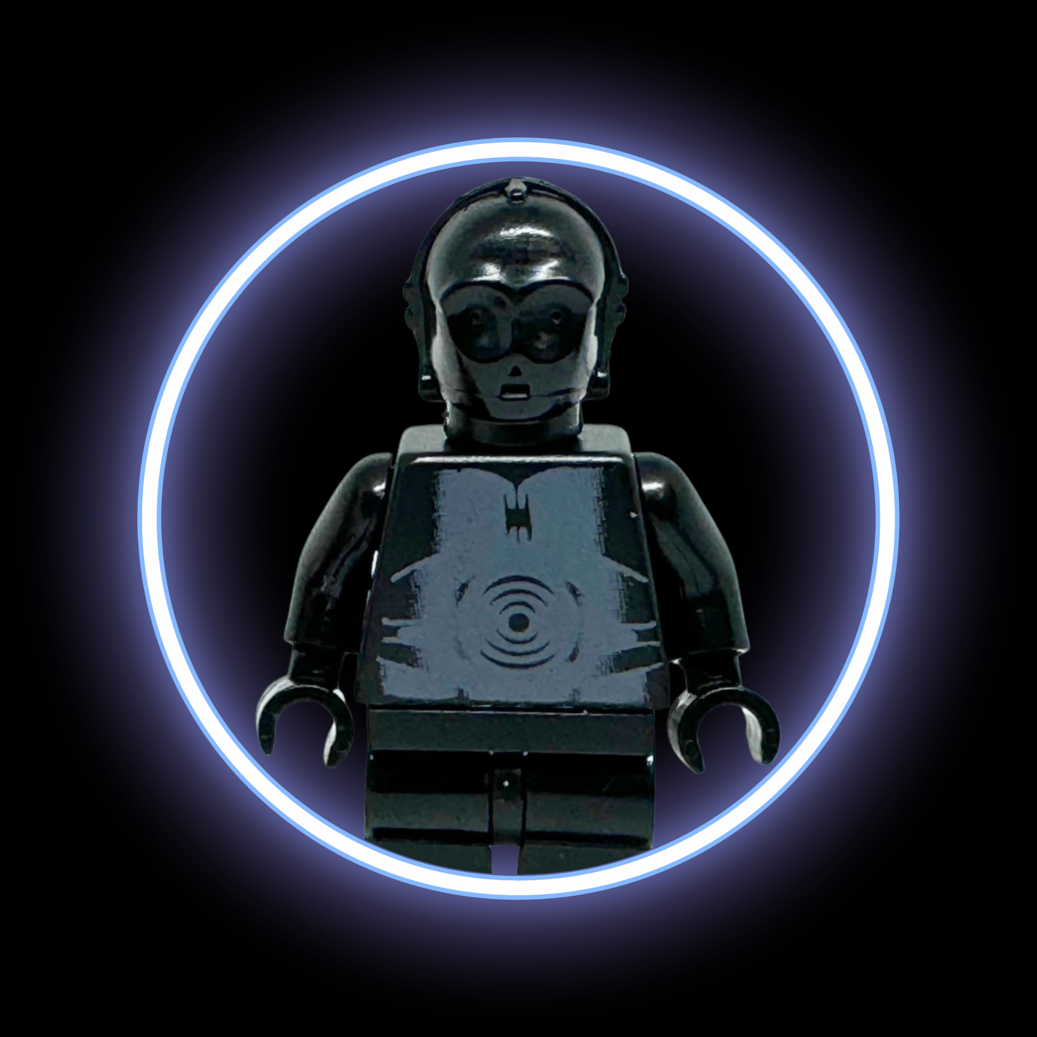 Retro Black Protocol Droid