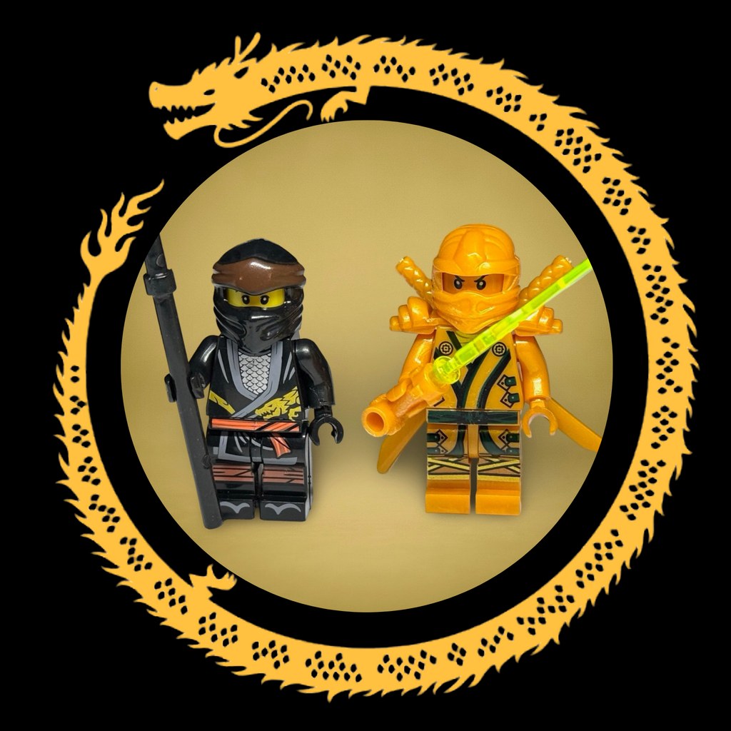 Cole and Golden Ninja (2 PACK)