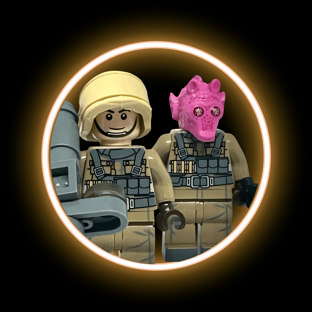 Rebel Vanguard Minifigure with Rodian Heads (Battlefront)
