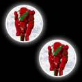 2x "Christmas Clanker" Star Wars B2-RP Rocket Super Battle Droid