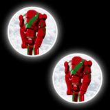 2x "Christmas Clanker" Star Wars B2-RP Rocket Super Battle Droid