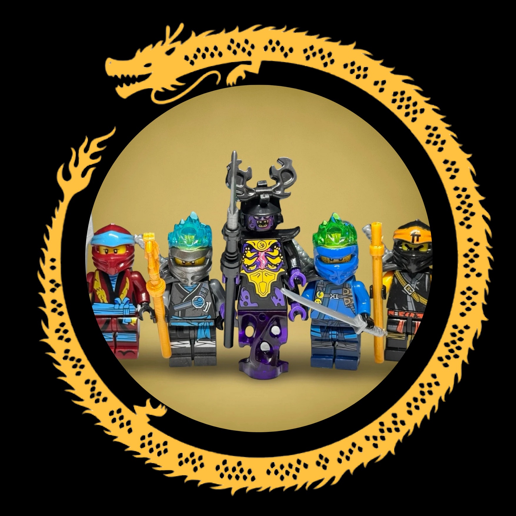 Dragon Rising - Nya, The Overlord, Cole & Jay (5 PACK)