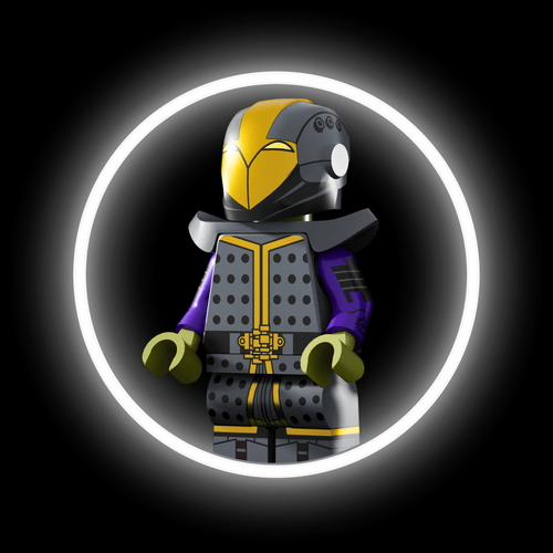 Black Sun Soldier (The Clone Wars) — custom Star Wars minifigure on premium 1:1 bricks