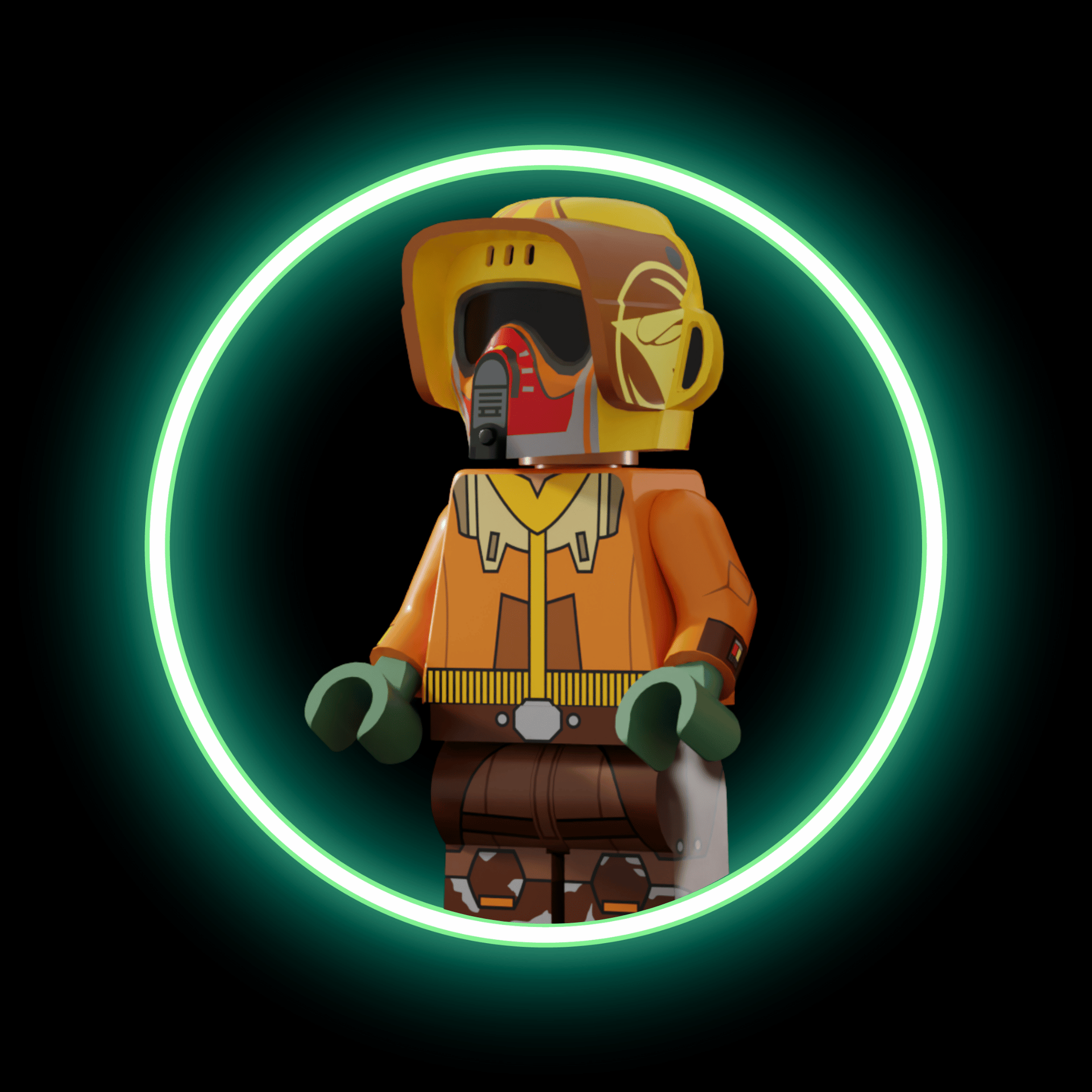 Ezra Bridger and Chopper