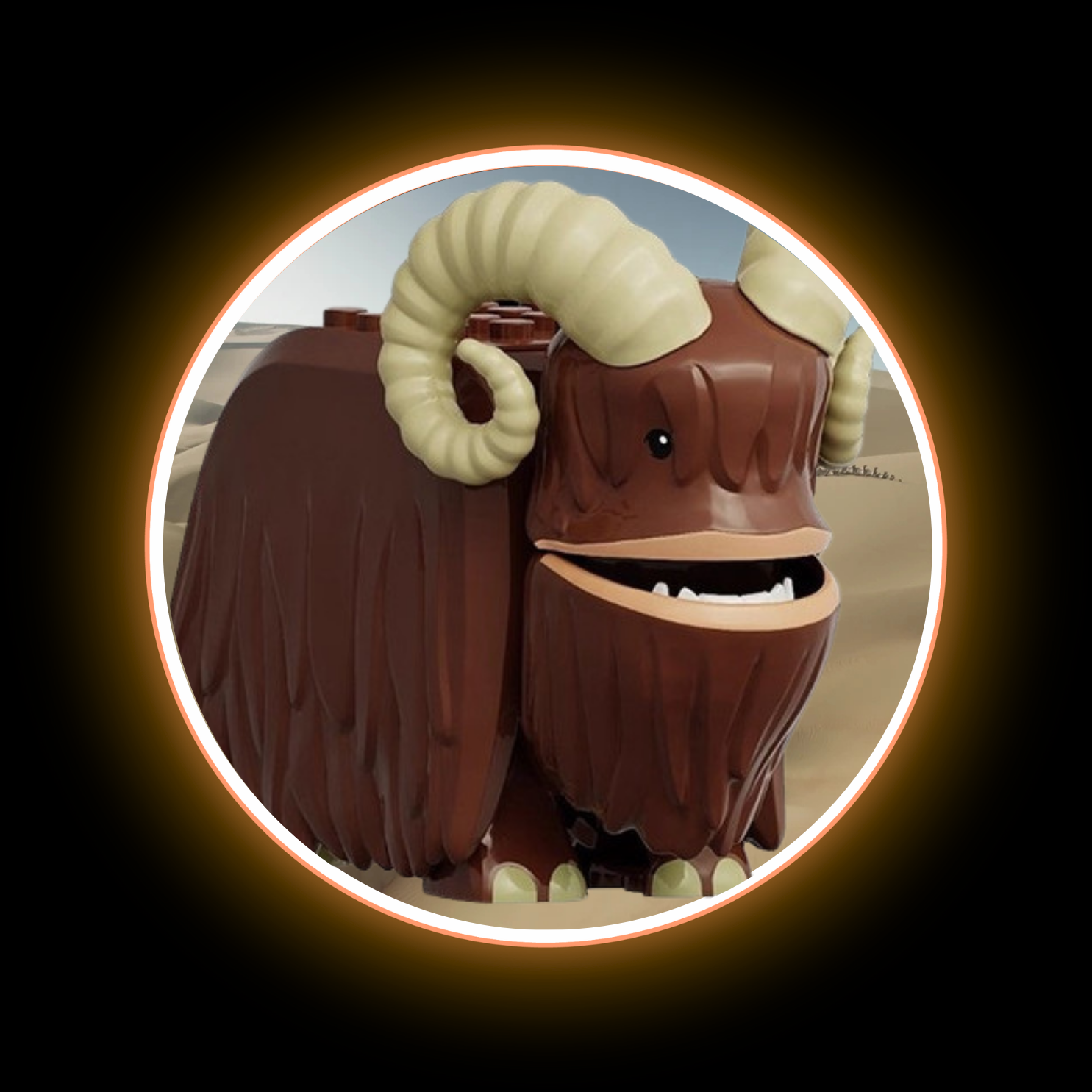 Bantha BIG FIG w/ Tusken Raider
