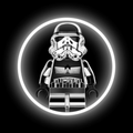 Retro Chrome Silver Stormtrooper
