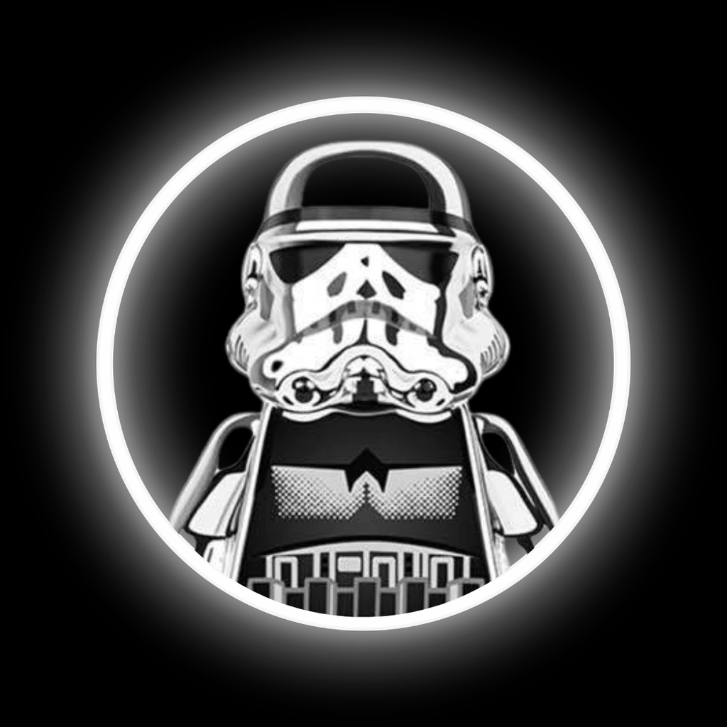 Retro Chrome Silver Stormtrooper