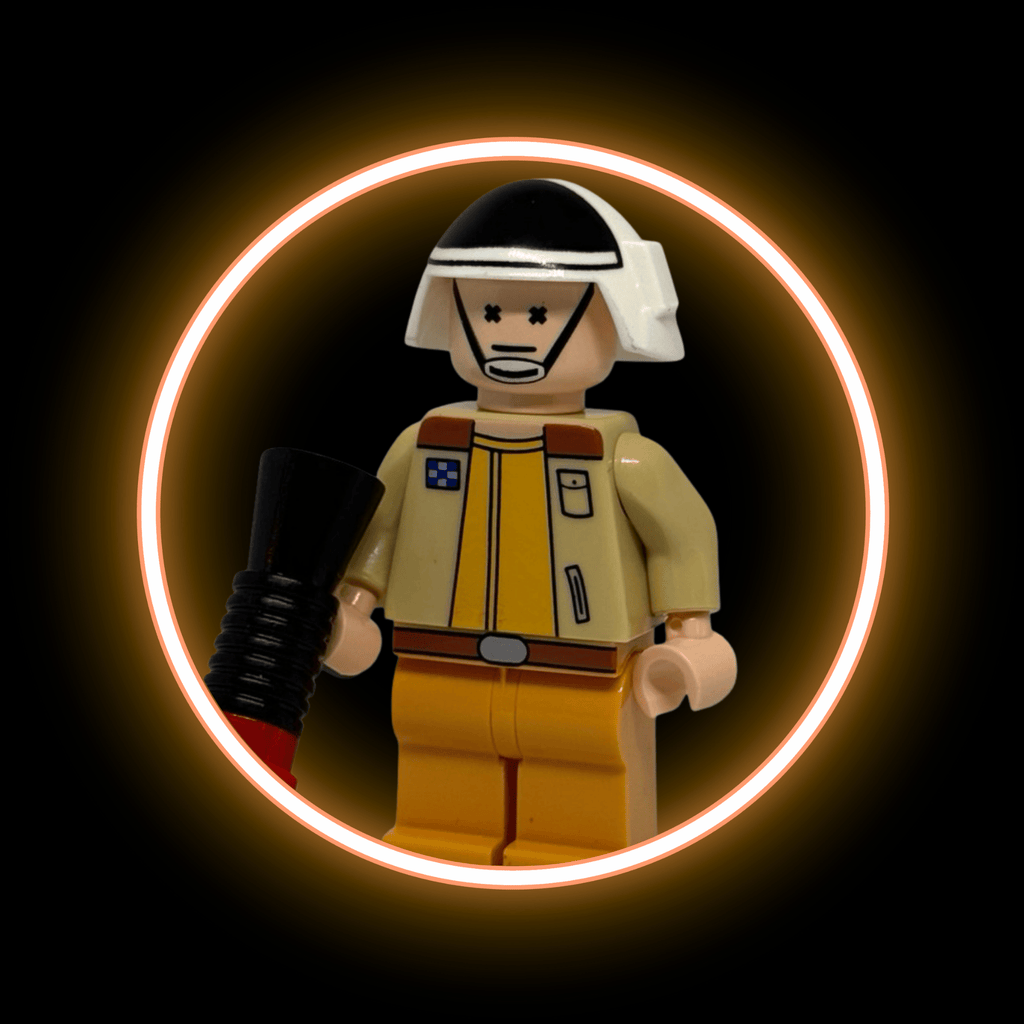 TCS Captain Antilles — custom Star Wars minifigure on premium 1:1 bricks