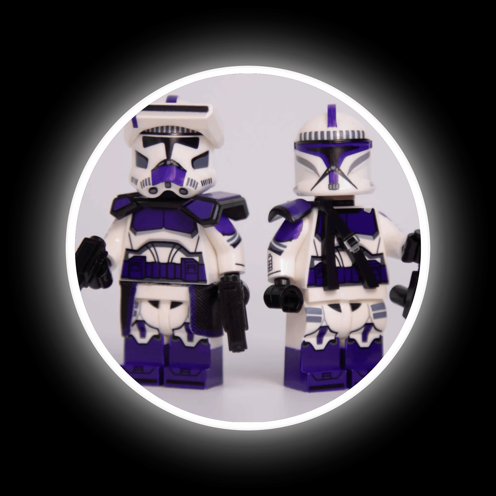 187th Trooper - 2020 Style — custom Star Wars minifigure on premium 1:1 bricks