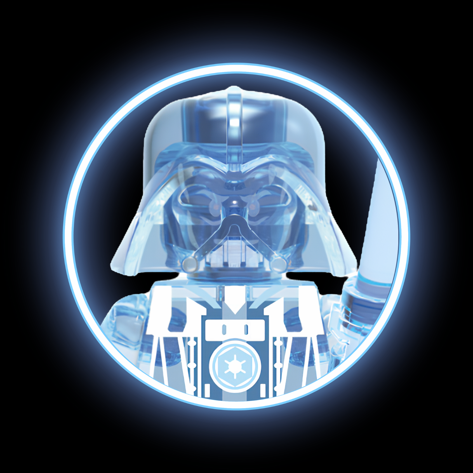 Retro Hologram Vader