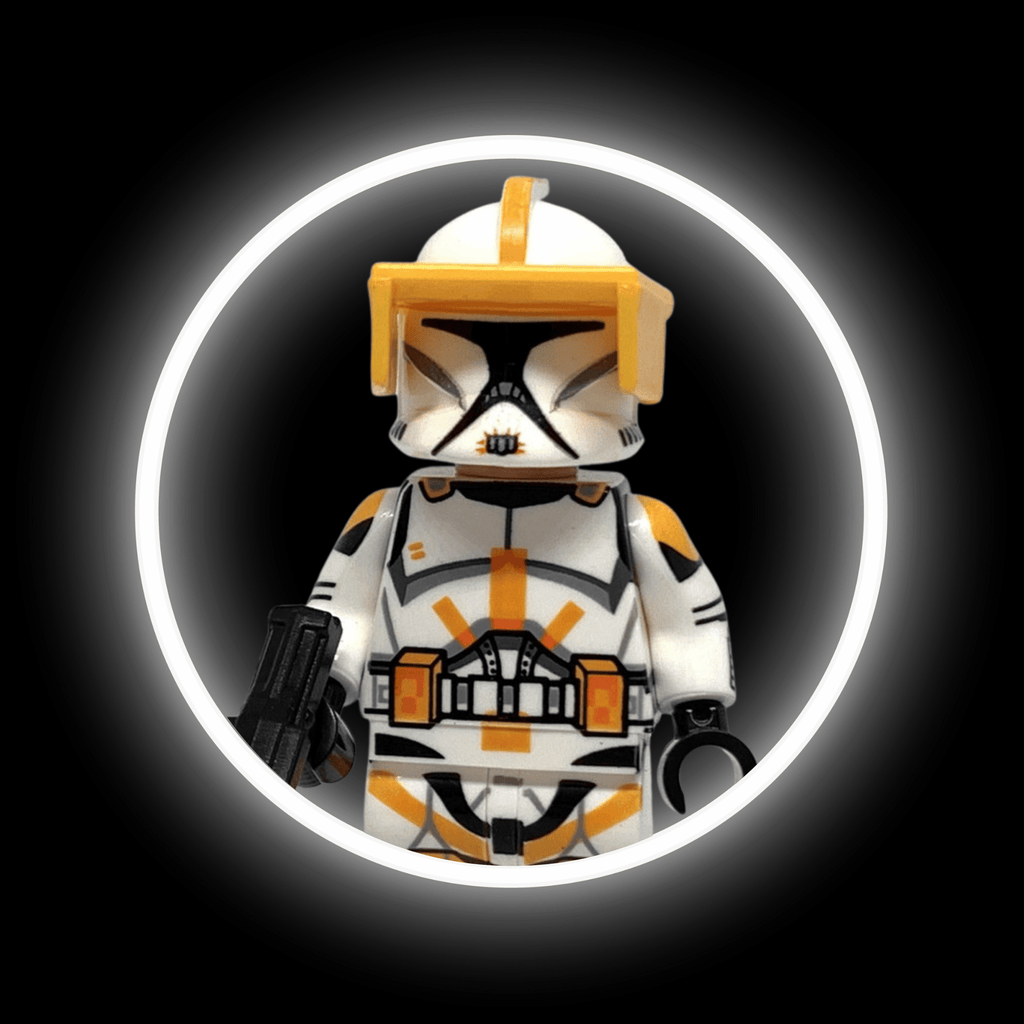 Commander Cody - Phase 1 — custom Star Wars minifigure on premium 1:1 bricks
