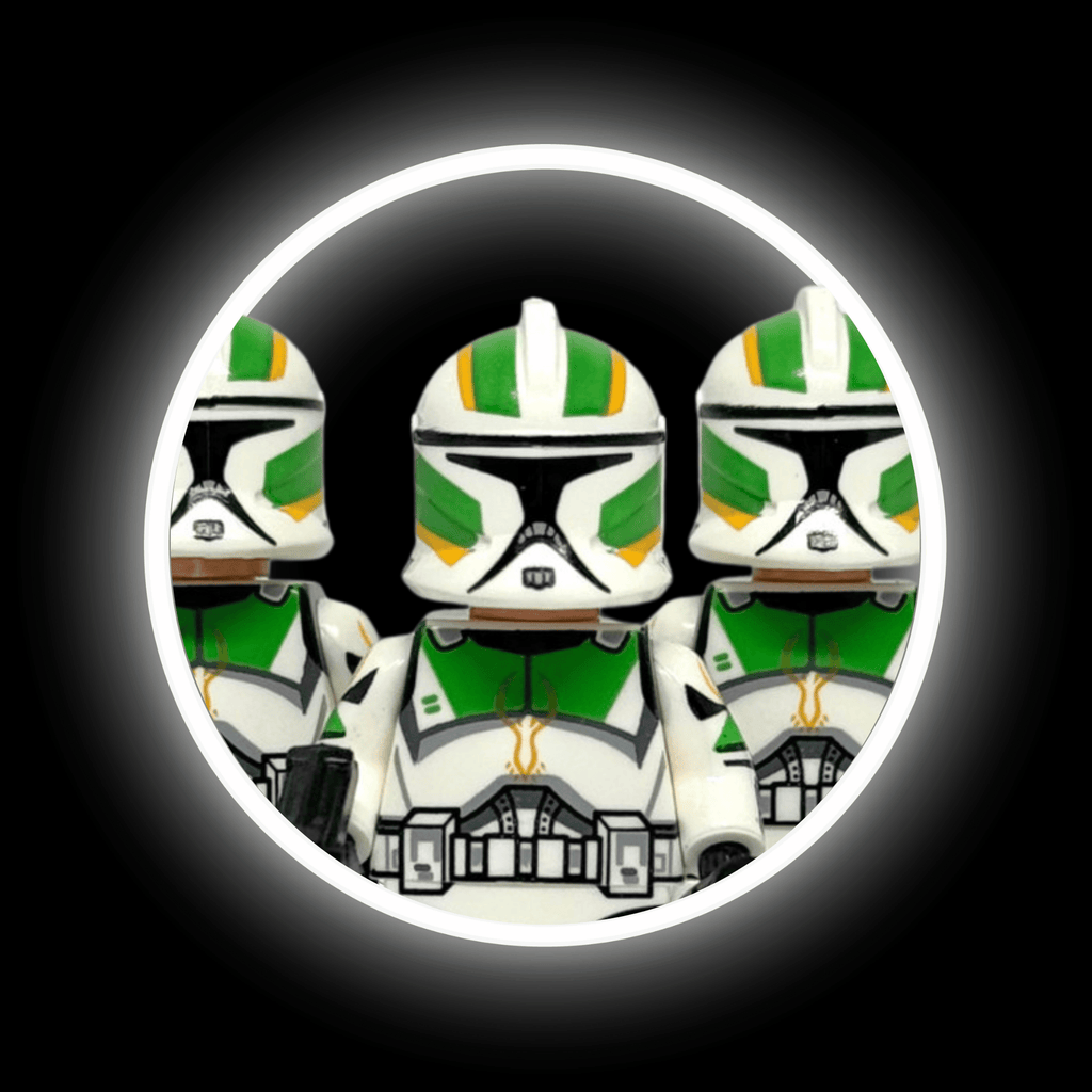 Horn Company Clone Trooper - Phase 1 — custom Star Wars minifigure on premium 1:1 bricks
