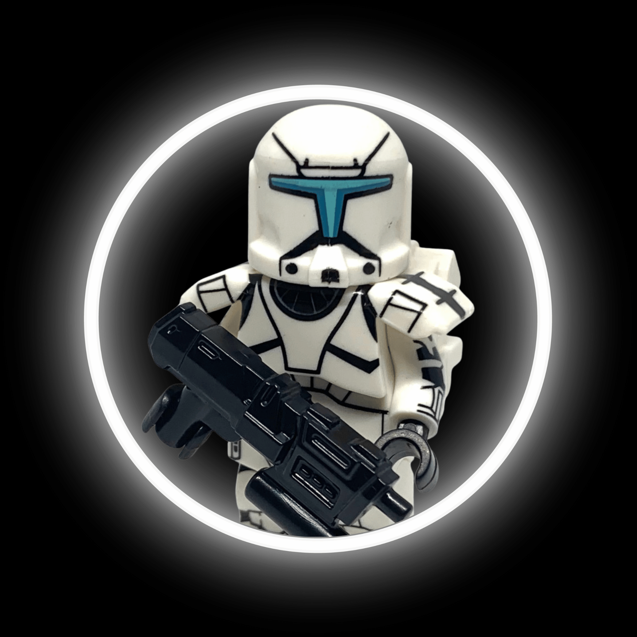 Clone Commando Grunt — custom Star Wars minifigure on premium 1:1 bricks