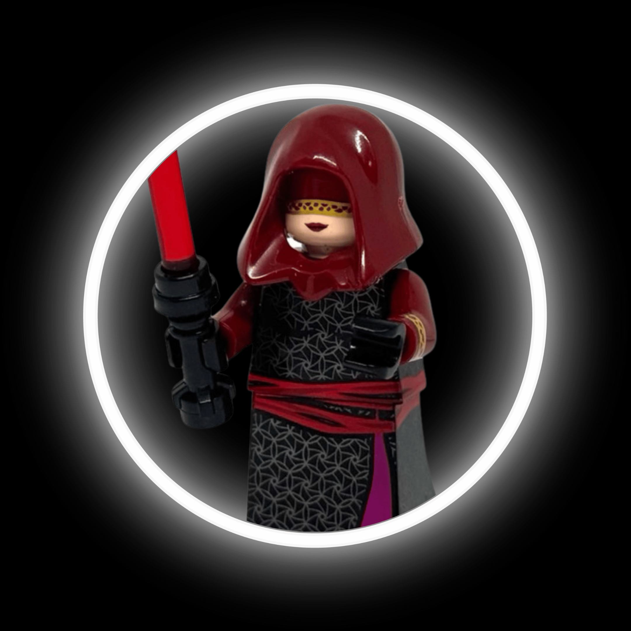 Visas Marr (KOTOR) — custom Star Wars minifigure on premium 1:1 bricks