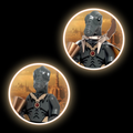 Grey Geonosian w/ Rose Gold Armour + Zombie Head