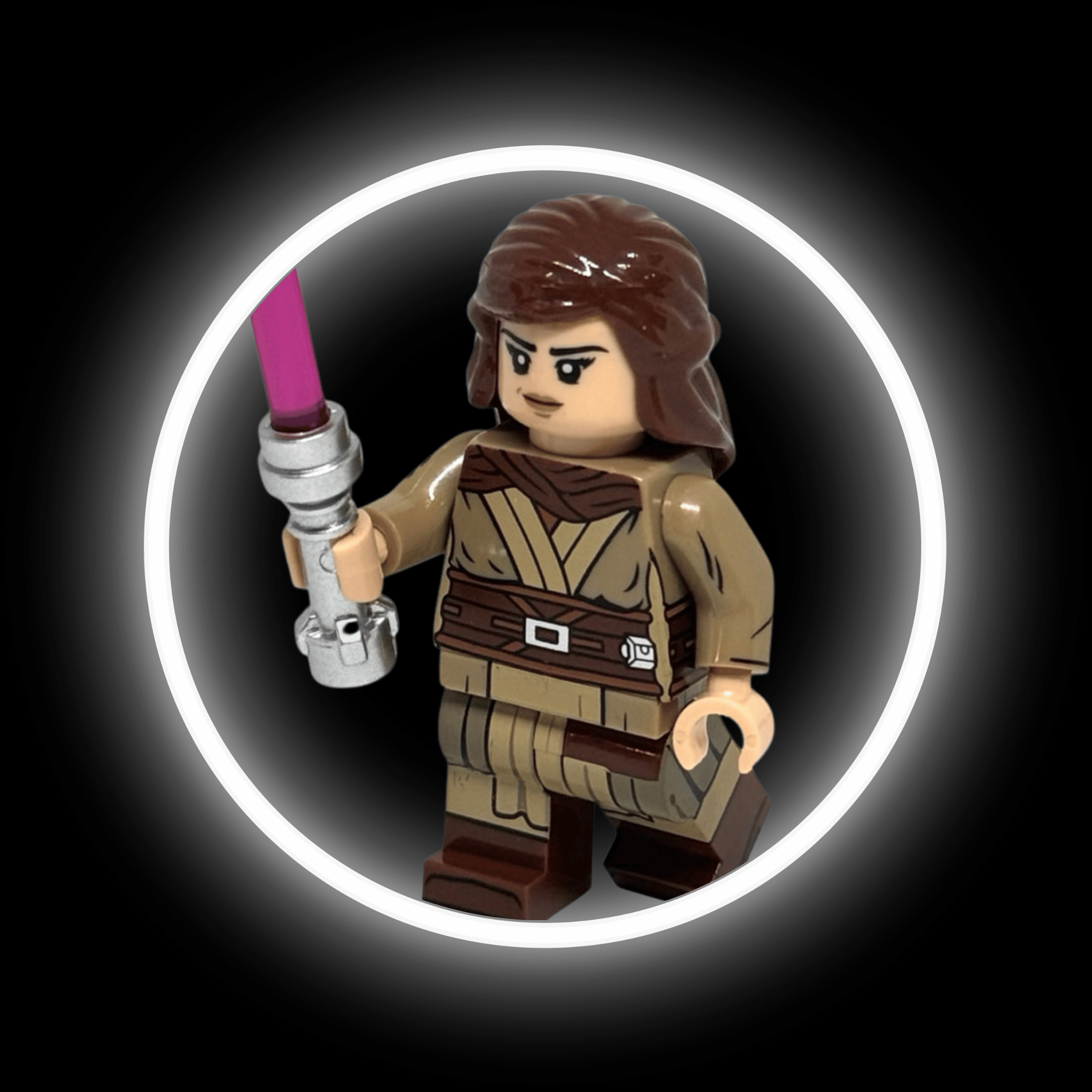 Jaina Solo — custom Star Wars minifigure on premium 1:1 bricks