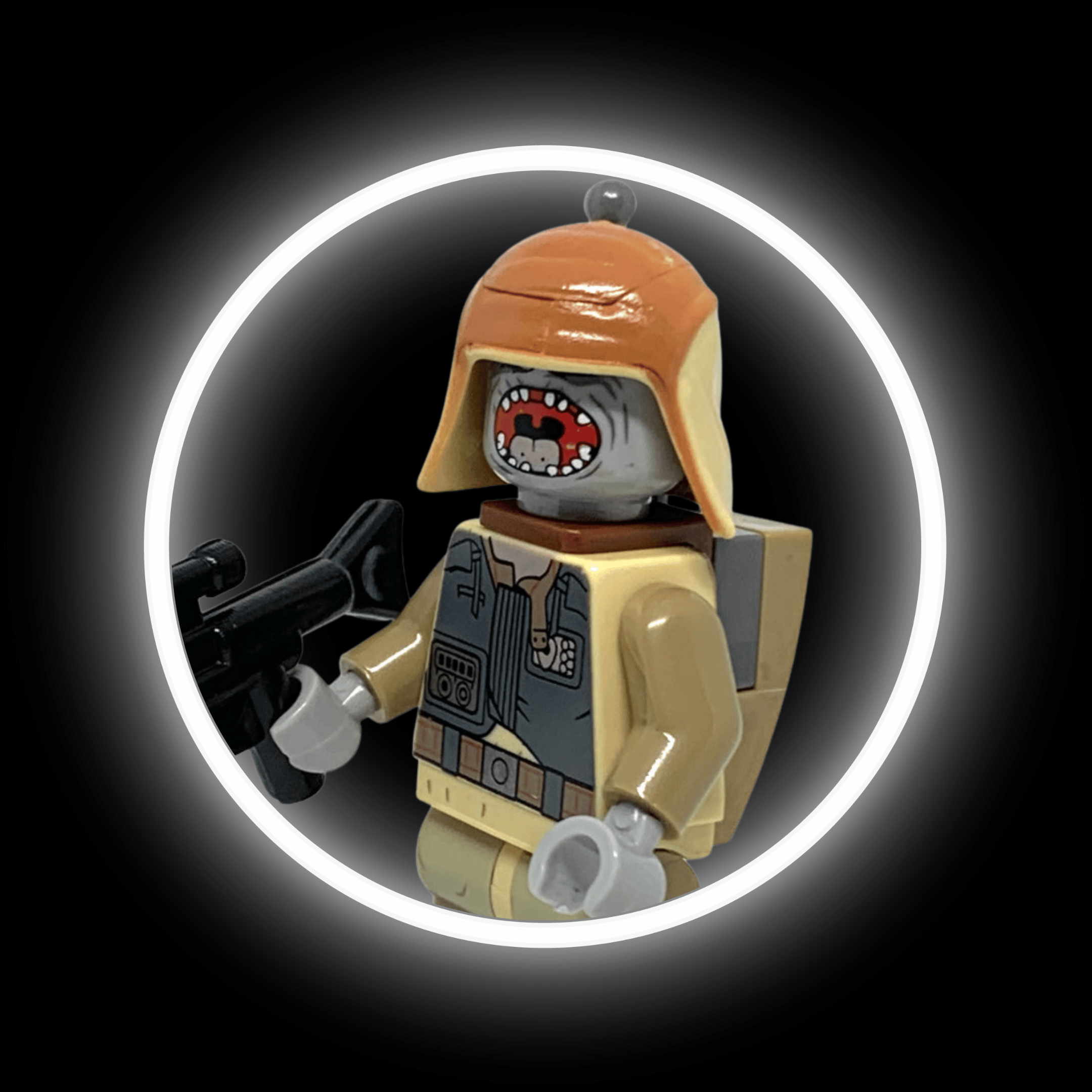 Pao — custom Star Wars minifigure on premium 1:1 bricks