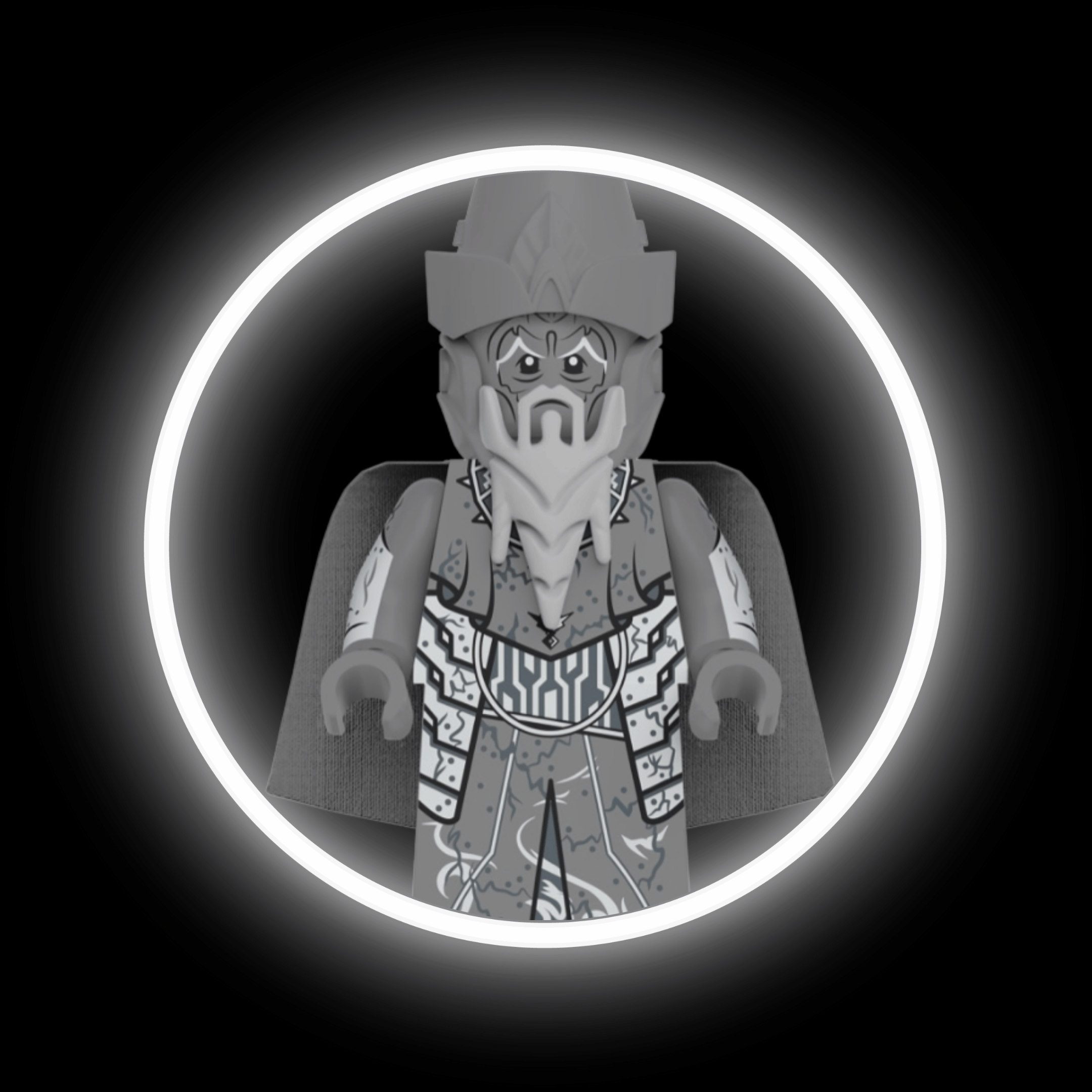 Statue of The Father (Ahsoka Show - Peridea) — custom Star Wars minifigure on premium 1:1 bricks