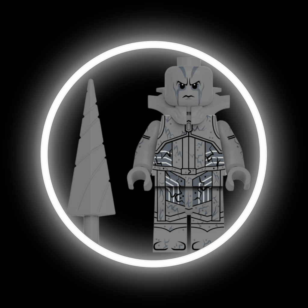 Statue of The Son w/ Blade of Mortis (Ahsoka Show - Peridea) — custom Star Wars minifigure on premium 1:1 bricks