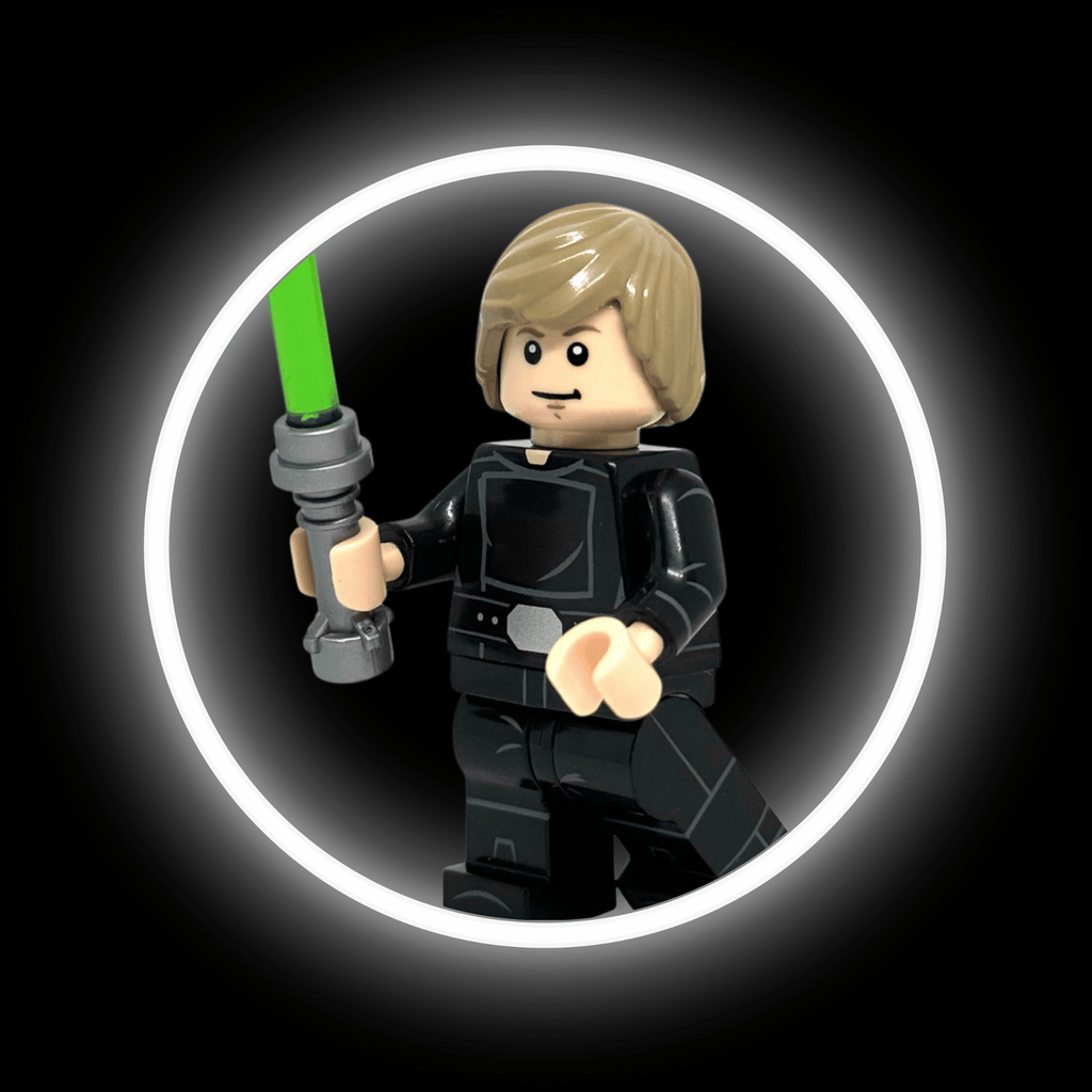 Luke Skywalker (ROTJ) — custom Star Wars minifigure on premium 1:1 bricks