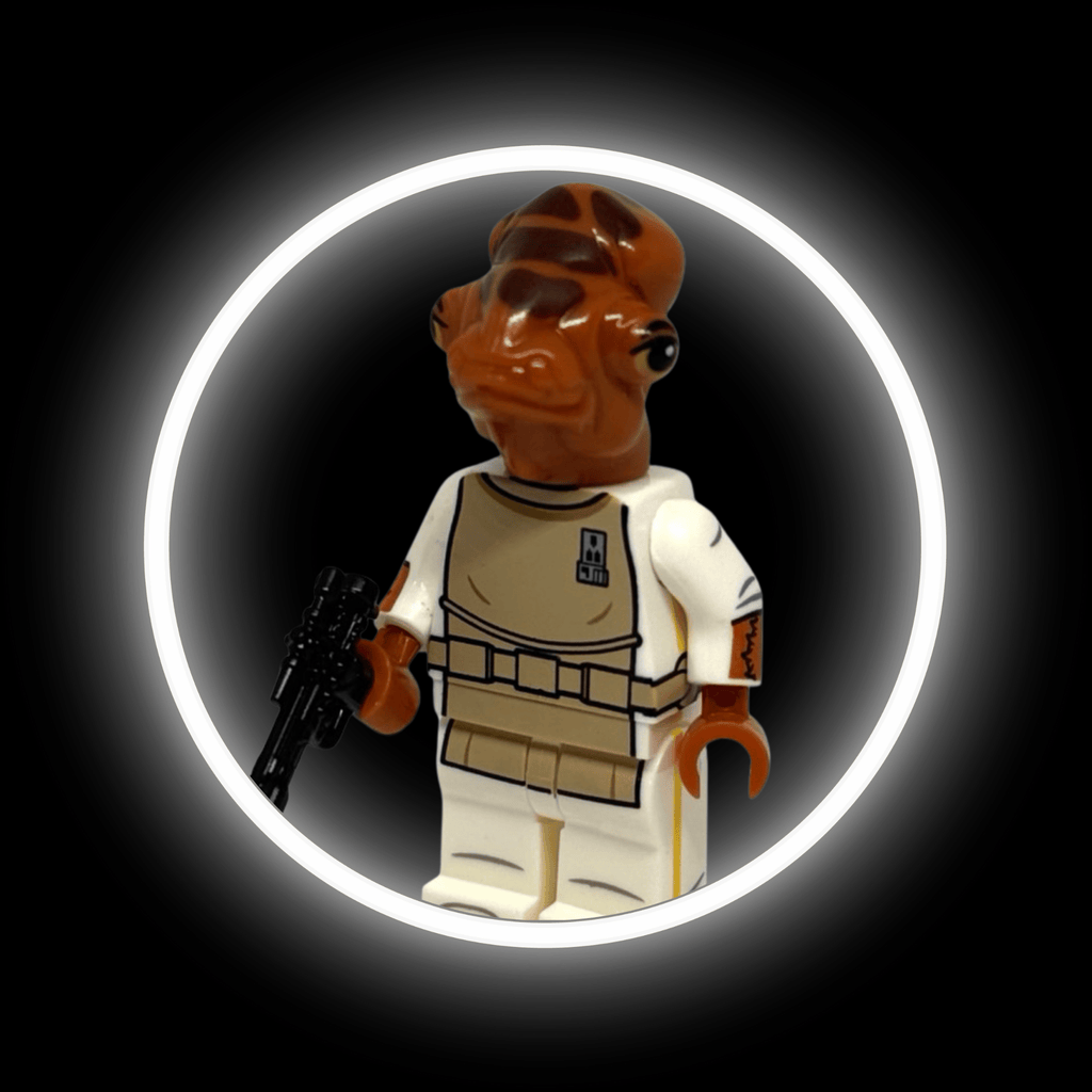 Admiral Ackbar (ROTJ) — custom Star Wars minifigure on premium 1:1 bricks