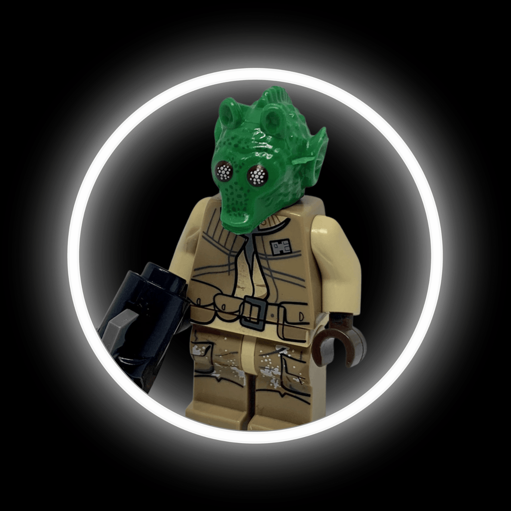 Rodian Rebel (Battlefront: 2015) — custom Star Wars minifigure on premium 1:1 bricks