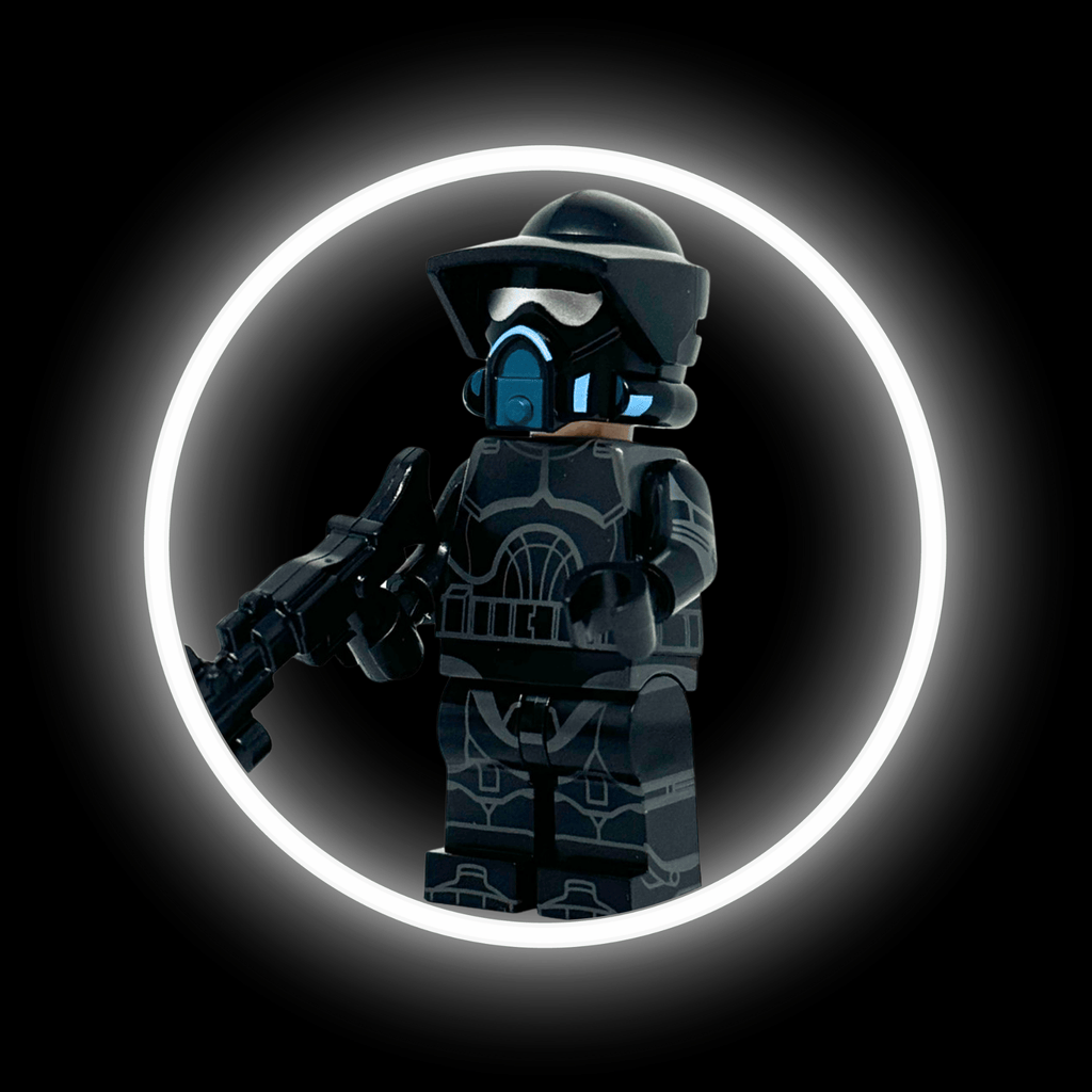 Shadow ARF Trooper — custom Star Wars minifigure on premium 1:1 bricks