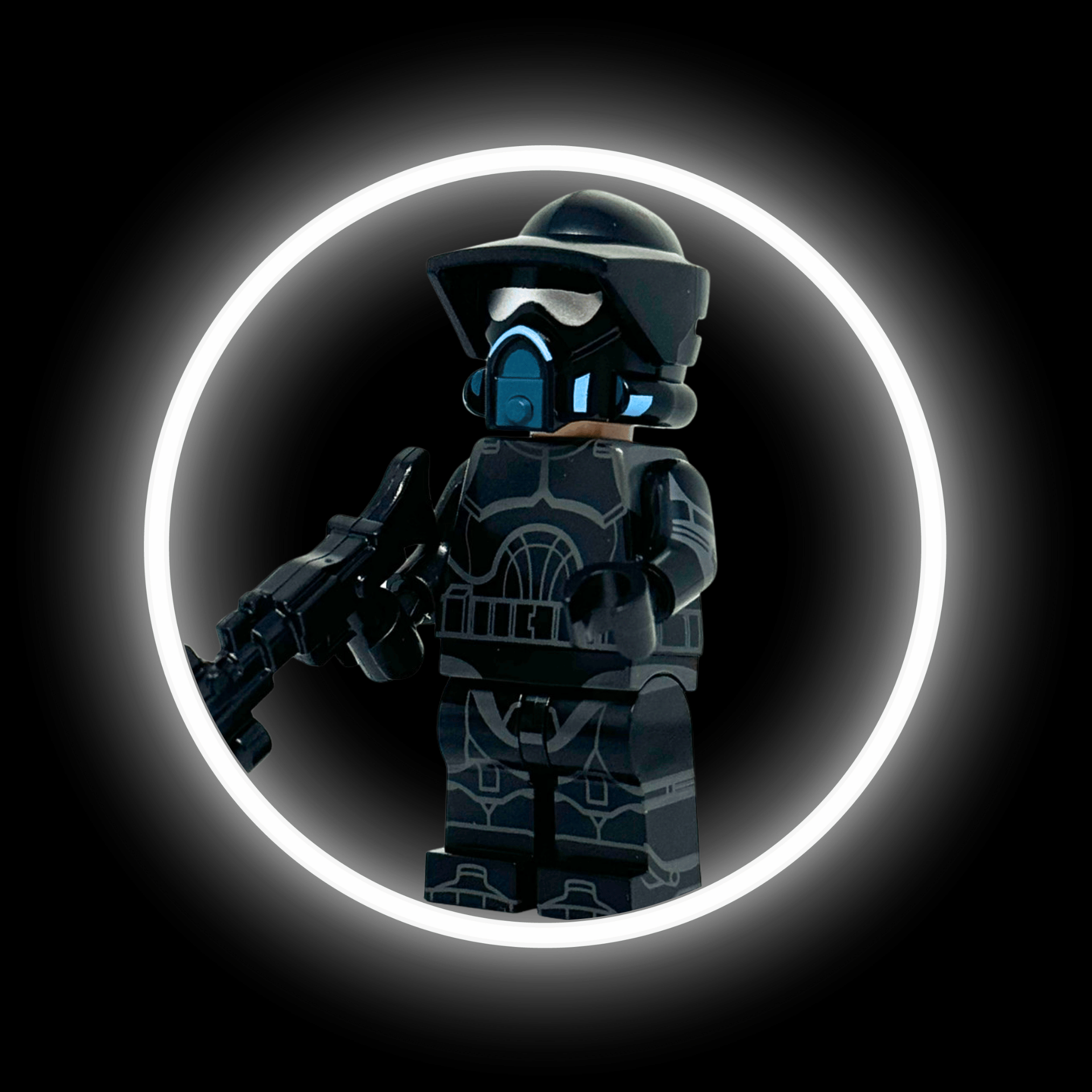 Shadow ARF Trooper — custom Star Wars minifigure on premium 1:1 bricks