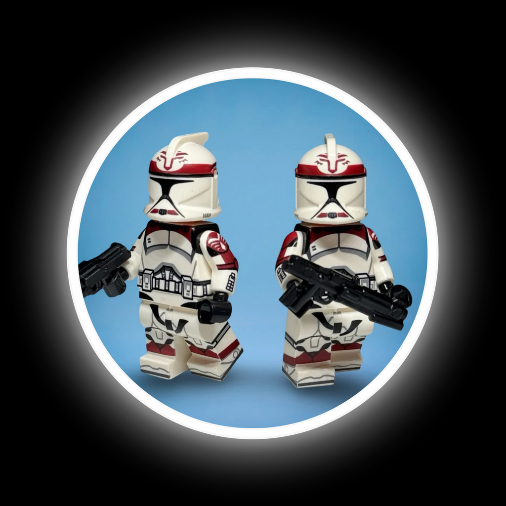 Dark Red Wolfpack Clone Trooper P1 (Clone Wars S1)