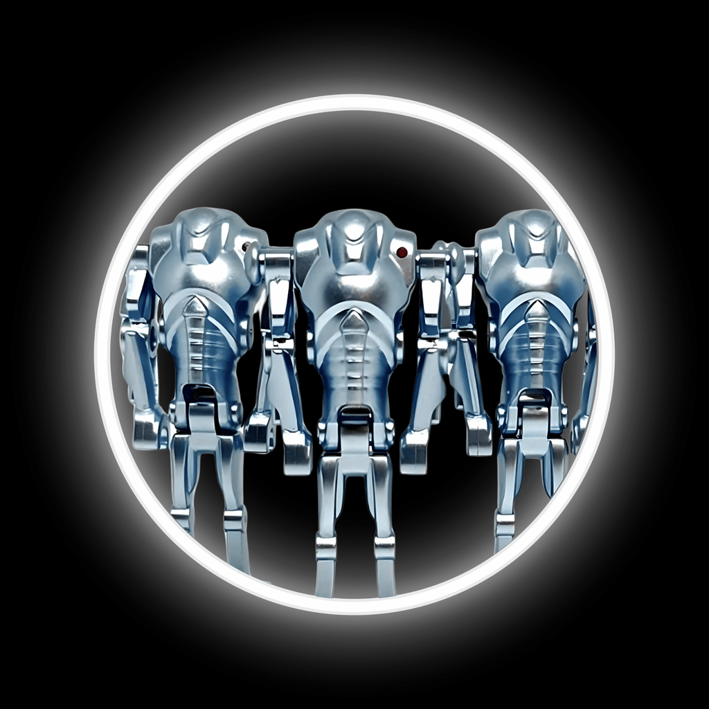 4x Chromed Super Battle Droids (Episode II: Attack of the Clones)