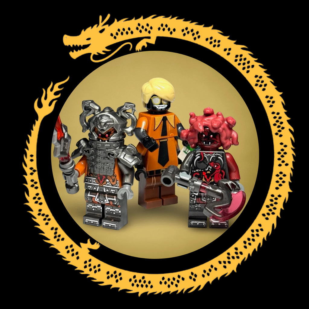 Flashback Garmadon, Commander Raggmunk and General Machia (3 PACK)