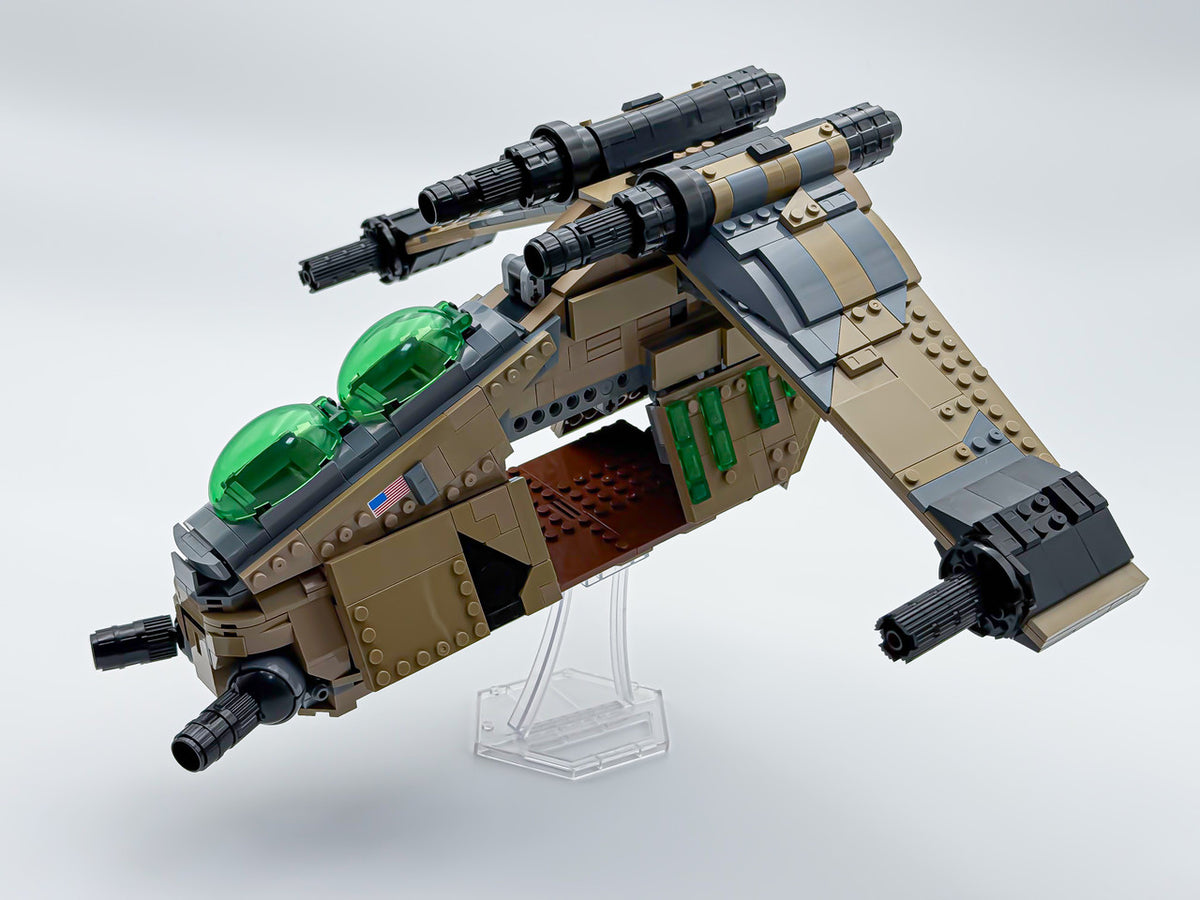 Tactical Gunship + 12 Desert Camo Clone Troopers