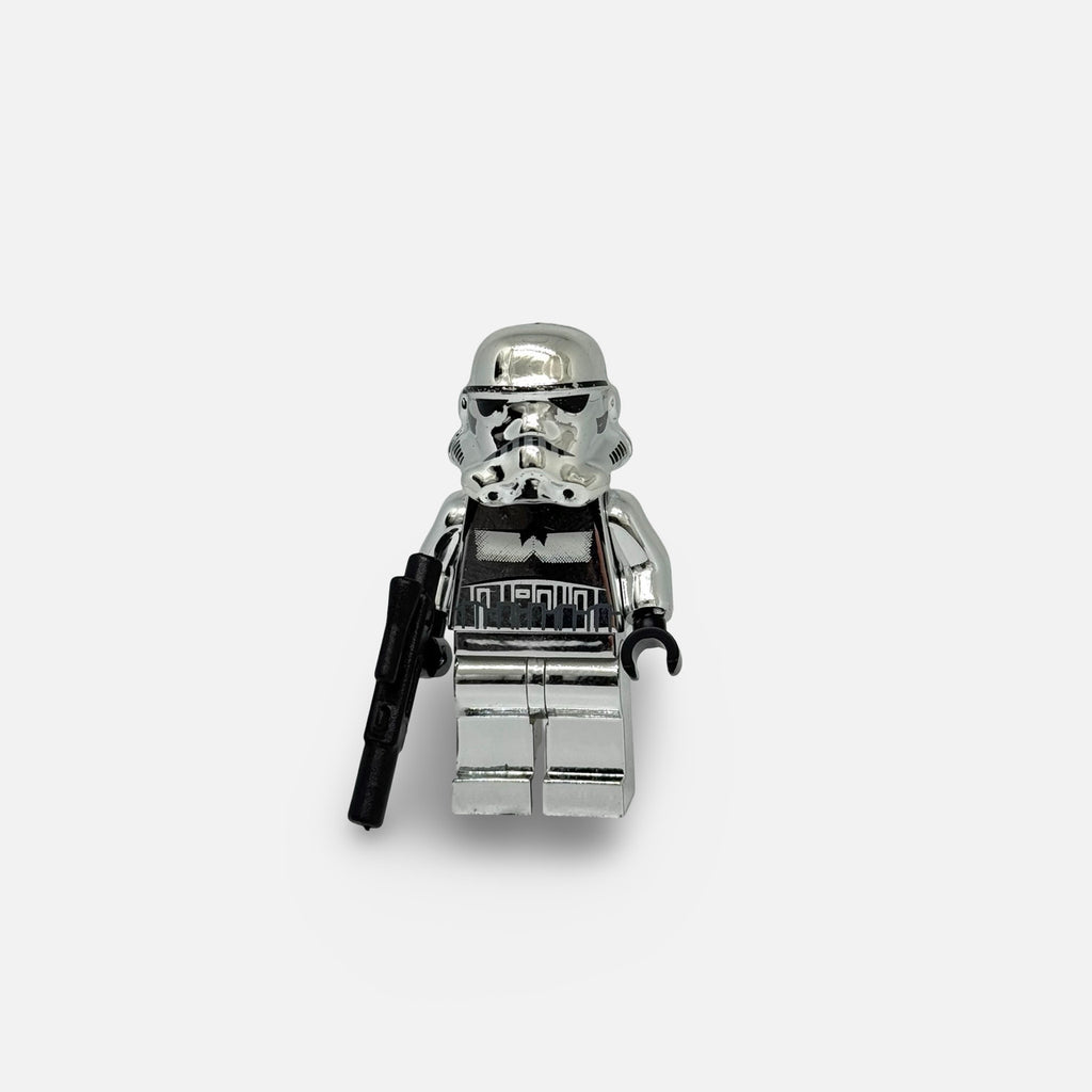 Retro Chrome Silver Stormtrooper