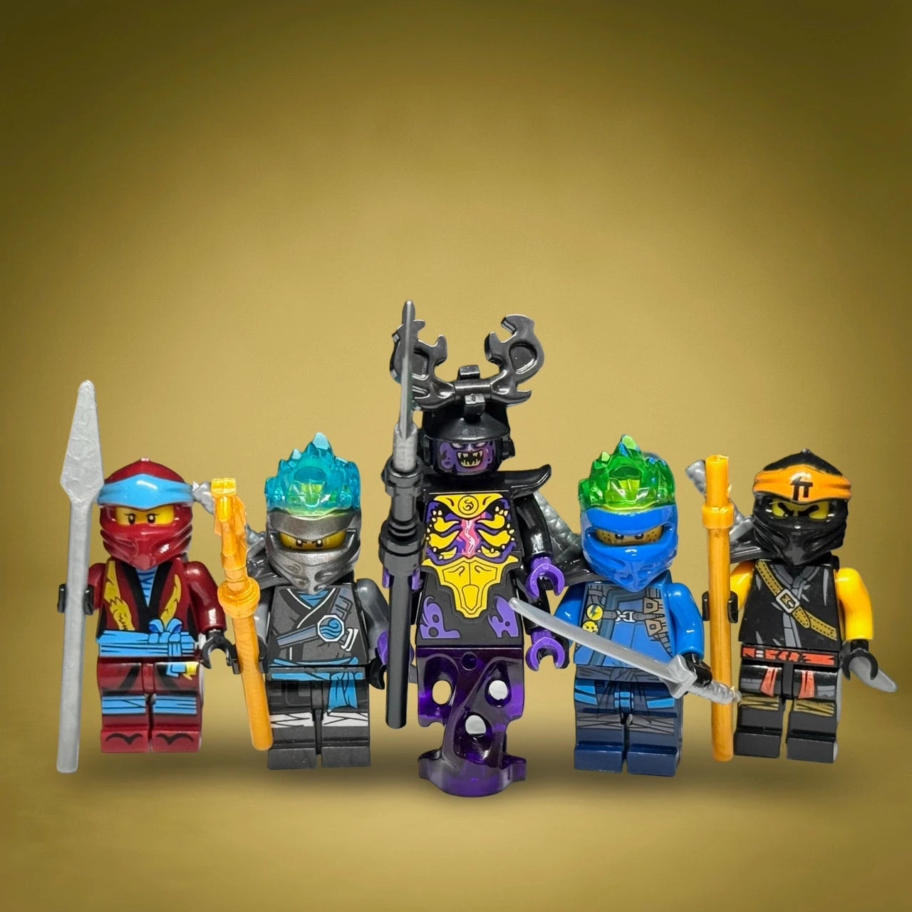 Dragon Rising - Nya, The Overlord, Cole & Jay (5 PACK)