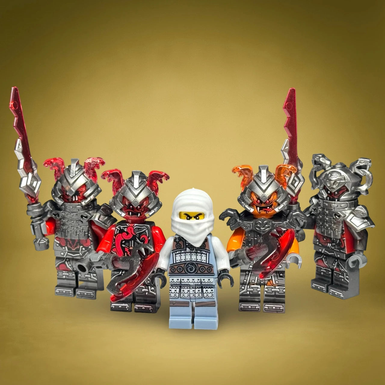 Ash, Slackjaw, Commander Blunck, Rivett and Vermin (5 PACK)