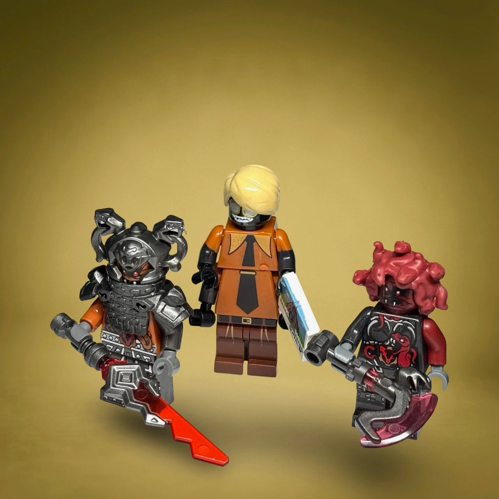 Flashback Garmadon, Commander Raggmunk and General Machia (3 PACK)