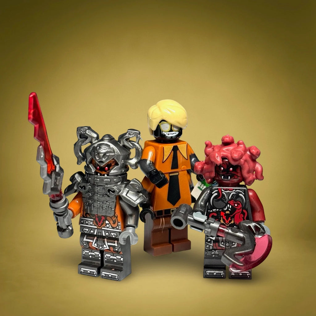 Flashback Garmadon, Commander Raggmunk and General Machia (3 PACK)