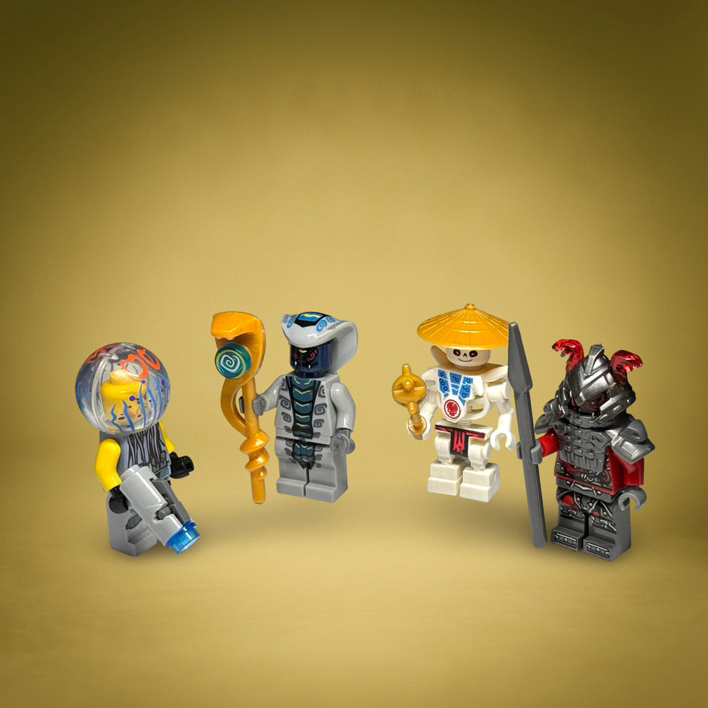 Bone Soldier, Serpentine Rattla, Jelly Shark Army & Vermillion Warrior (4 PACK)