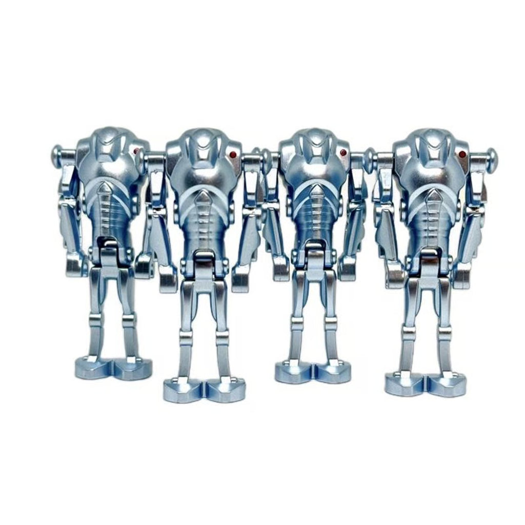 4x Chromed Super Battle Droids (Episode II: Attack of the Clones)