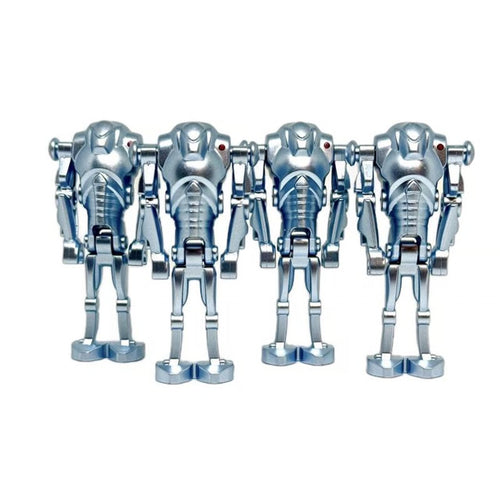 4x Chromed Super Battle Droids (Episode II: Attack of the Clones)