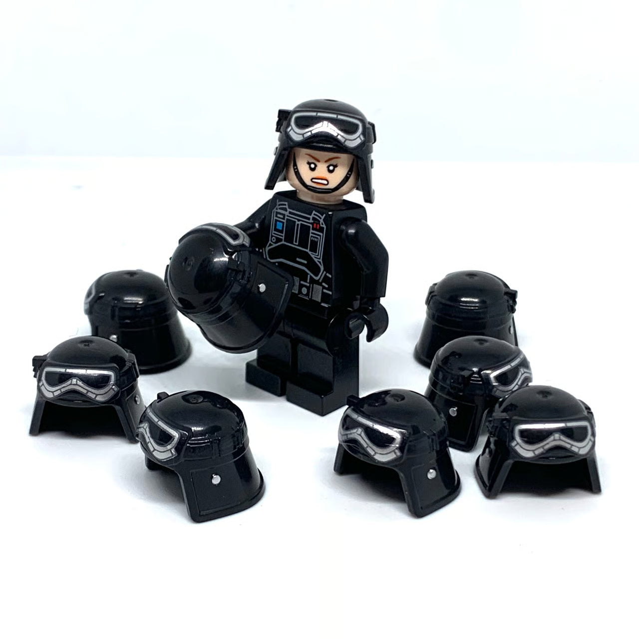 BLACK Imperial Army Helmet for Empire Mud Troopers AT-ST Drivers Swamp Troopers