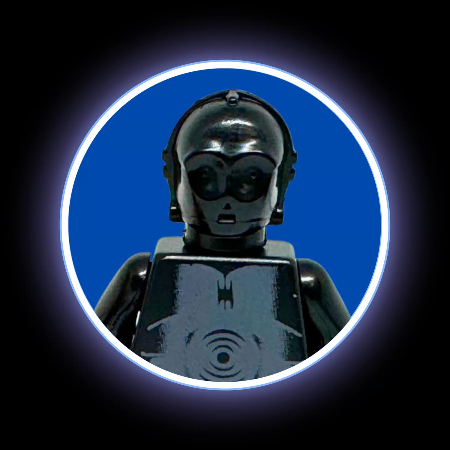 Retro Black Protocol Droid