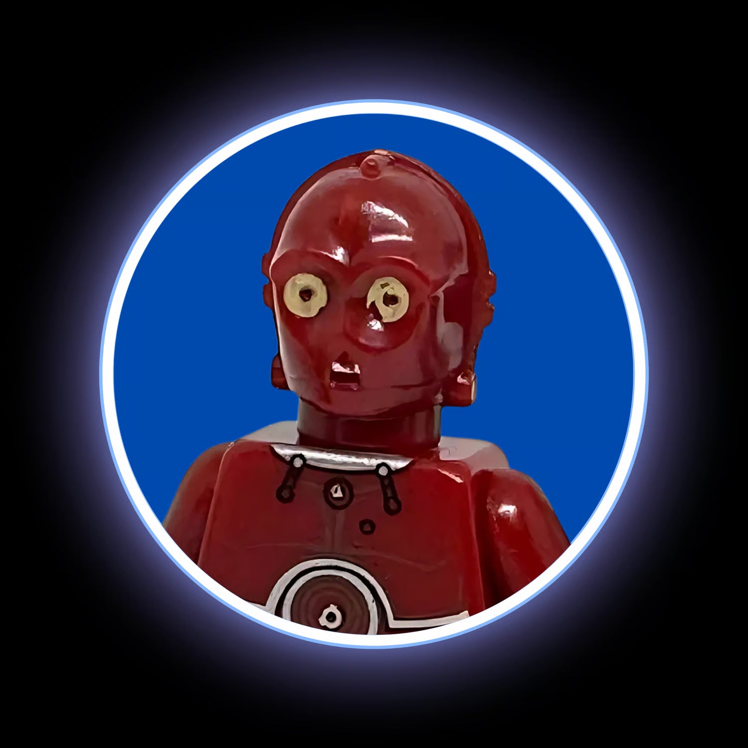 Dark Red Protocol Droid