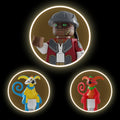 3-in-1 Pack Hondo Ohnaka with Kowakian Monkey Lizards (The Clone Wars)