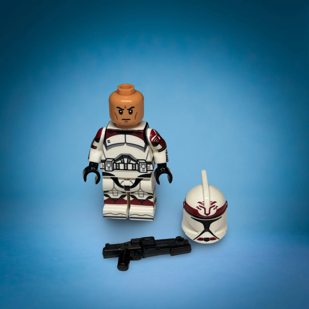 Dark Red Wolfpack Clone Trooper P1 (Clone Wars S1)