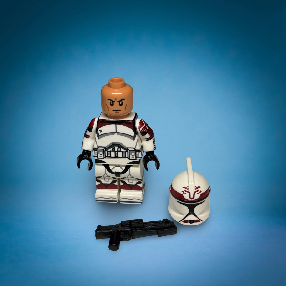 Dark Red Wolfpack Clone Trooper P1 (Clone Wars S1)