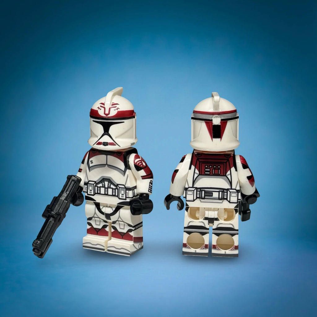 Dark Red Wolfpack Clone Trooper P1 (Clone Wars S1)