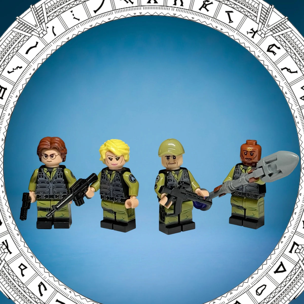 Stargate SG-1 Team - O'Neill, Carter, Jackson & Teal'c